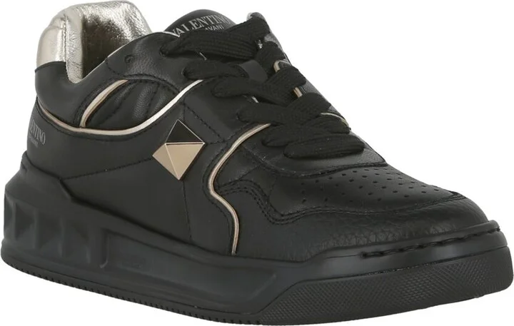 Valentino One Stud Leather Sneaker