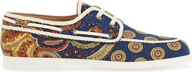 Valentino Palm Avenue Lace-Up Boat Shoes