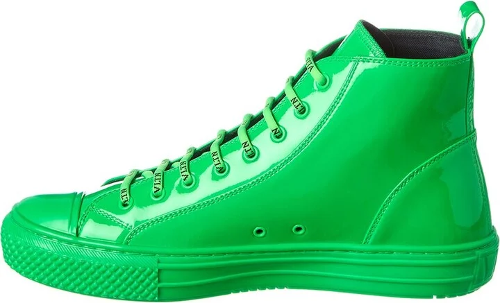 Valentino Patent High-Top Sneaker - Image 2
