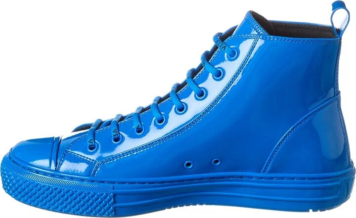Valentino Patent High-Top Sneaker - Image 2