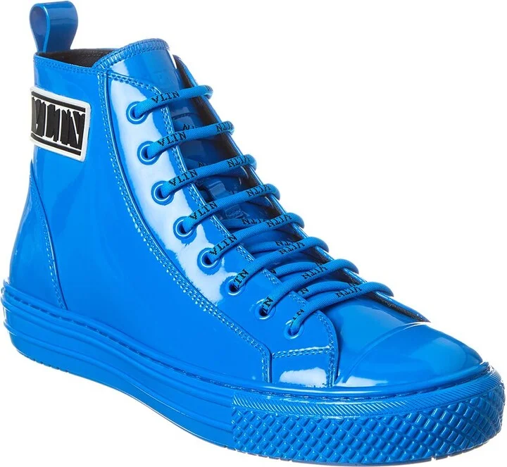 Valentino Patent High-Top Sneaker