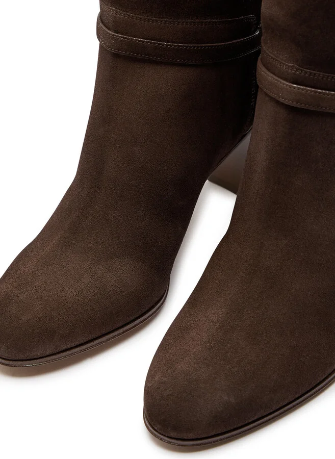 Valentino Pattie 75 Suede Knee-high Boots - Image 3