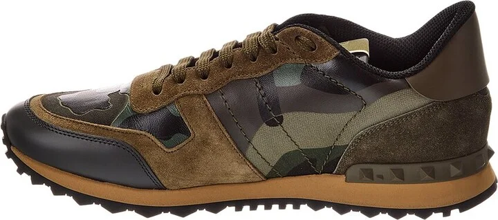 Valentino Rockrunner Canvas & Leather Sneaker - Image 2