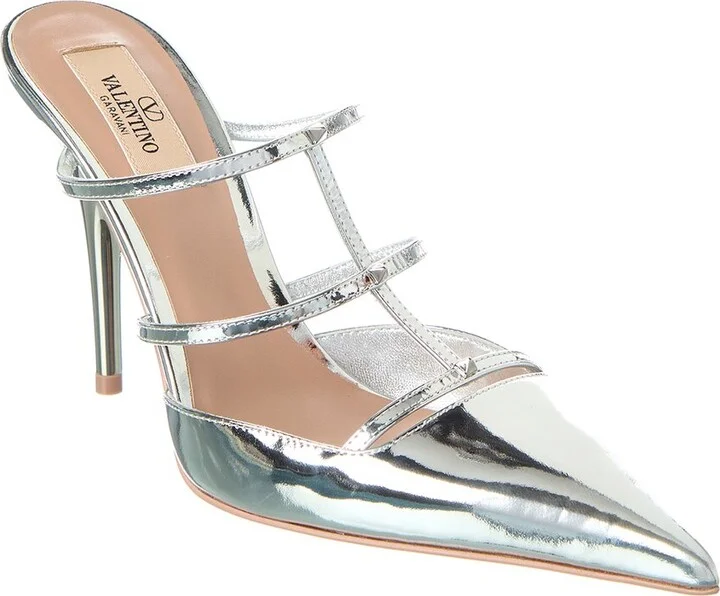 Valentino Rockstud 100 Leather Mule