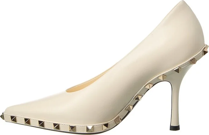 Valentino Rockstud 100 Leather Pump - Image 2