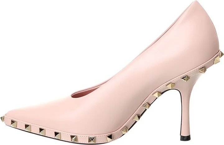 Valentino Rockstud 100 Leather Pump - Image 2