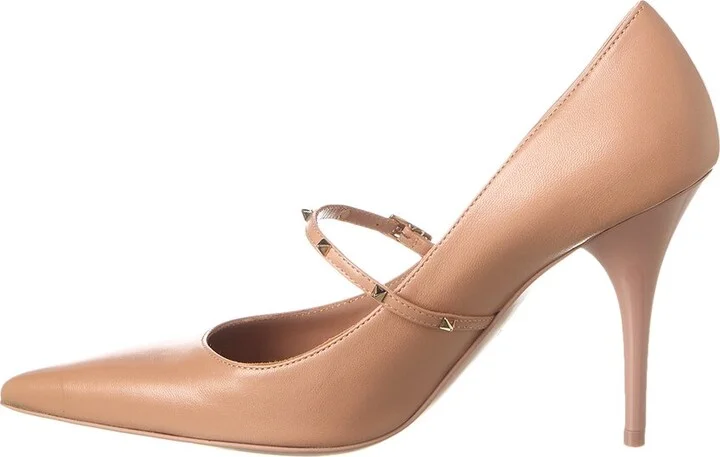 Valentino Rockstud 100 Leather Pump - Image 2