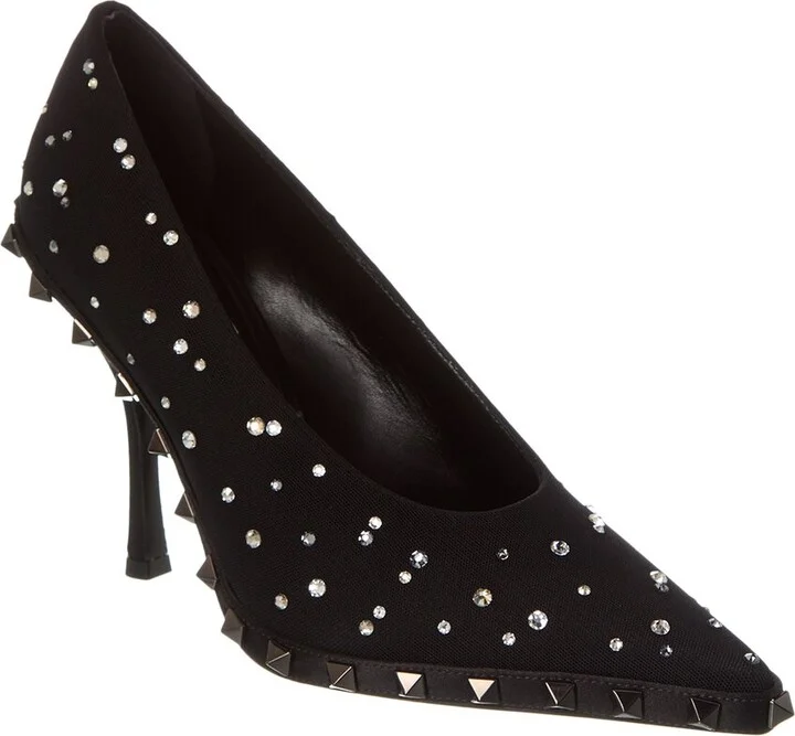 Valentino Rockstud 100 Satin Pump