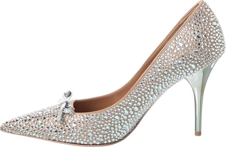 Valentino Rockstud 100 Suede Pump - Image 2