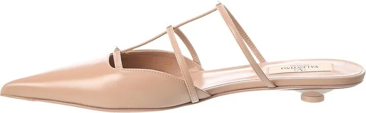 Valentino Rockstud 20 Leather Mule - Image 2