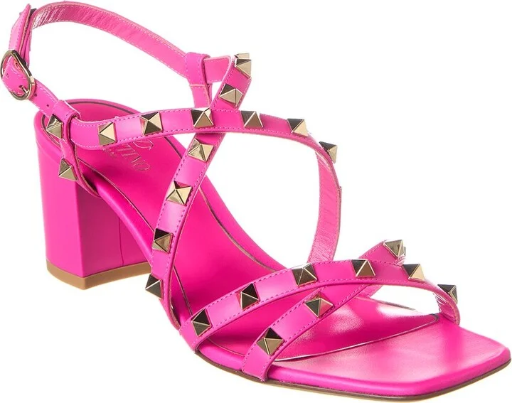 Valentino Rockstud 60 Leather Sandal