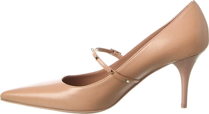 Valentino Rockstud 80 Leather Pump - Image 2