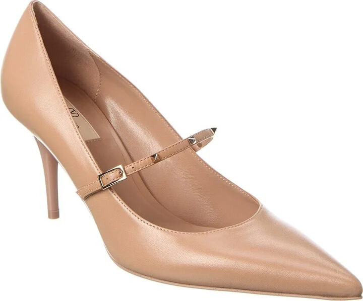Valentino Rockstud 80 Leather Pump