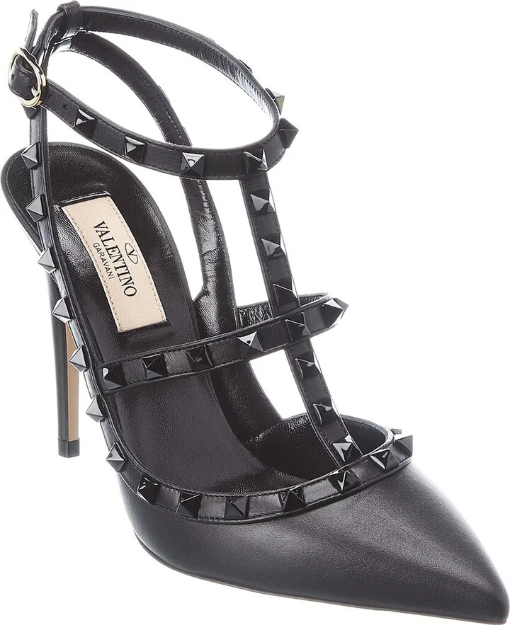 Valentino Rockstud Caged 100 Leather Pump