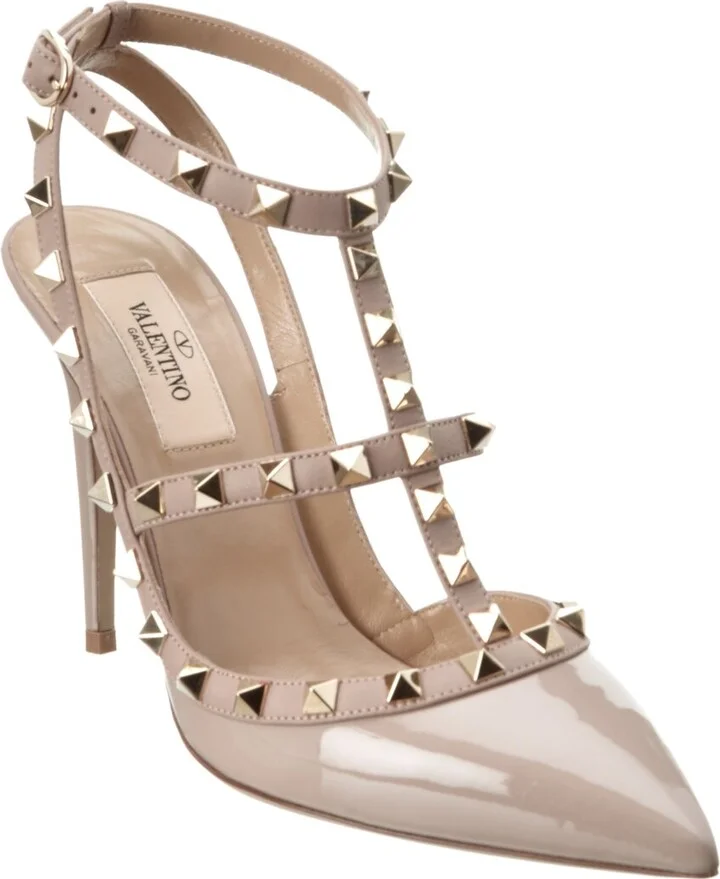 Valentino Rockstud Caged 100 Patent Pump