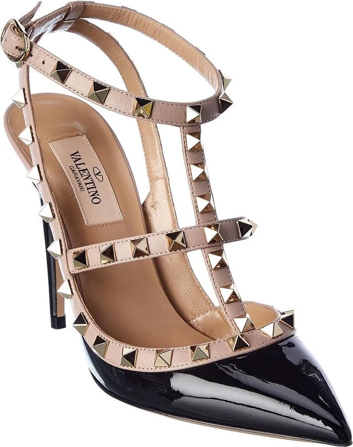 Valentino Rockstud Caged 100 Patent Pump