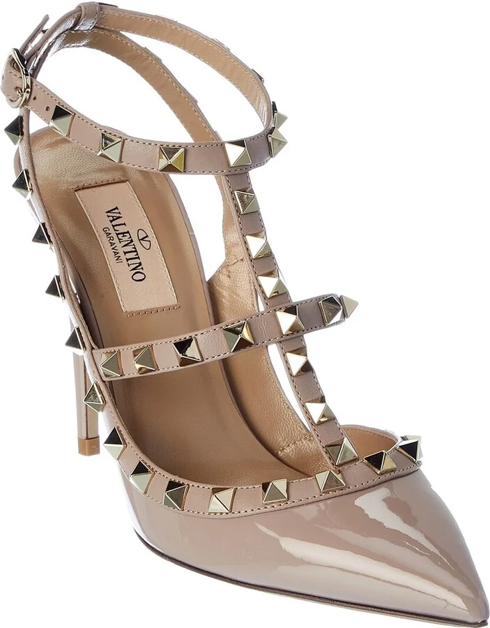 Valentino Rockstud Caged 100 Patent Pump
