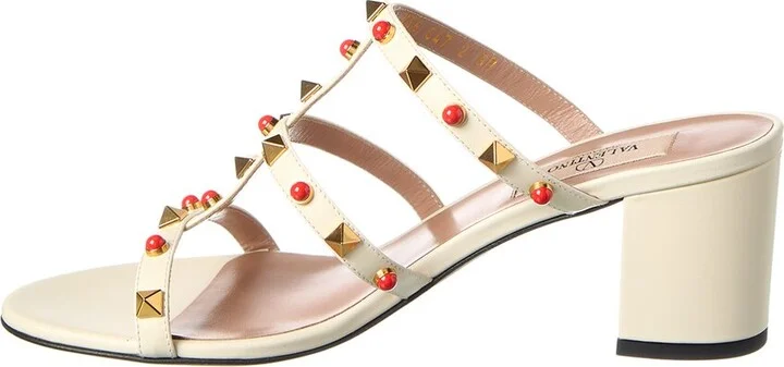 Valentino Rockstud Caged 60 Leather Sandal - Image 2