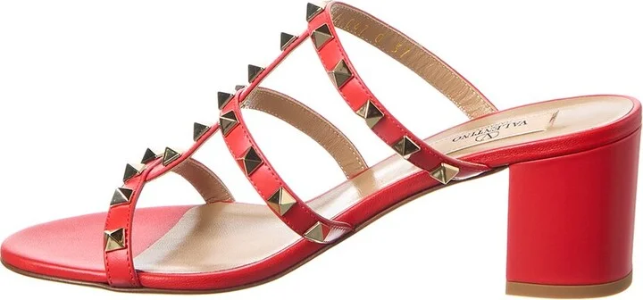 Valentino Rockstud Caged 60 Leather Sandal - Image 2