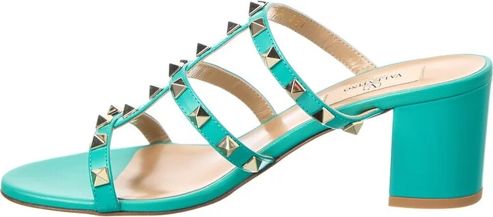 Valentino Rockstud Caged 60 Leather Sandal - Image 2