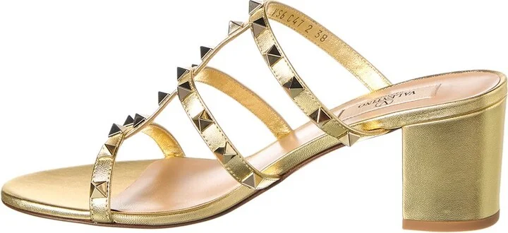 Valentino Rockstud Caged 60 Leather Sandal - Image 2