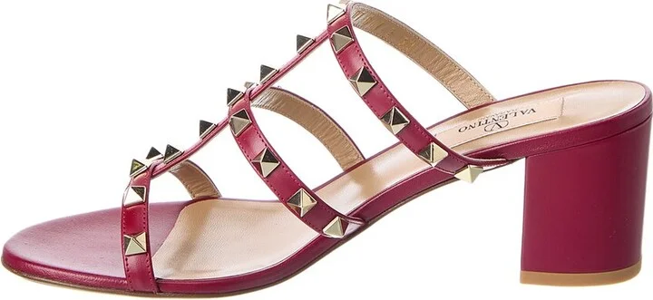 Valentino Rockstud Caged 60 Leather Sandal - Image 2