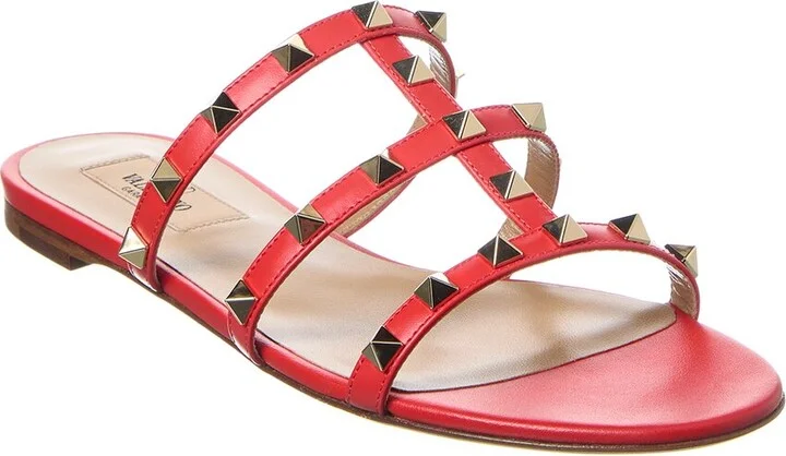 Valentino Rockstud Caged 60 Leather Sandal