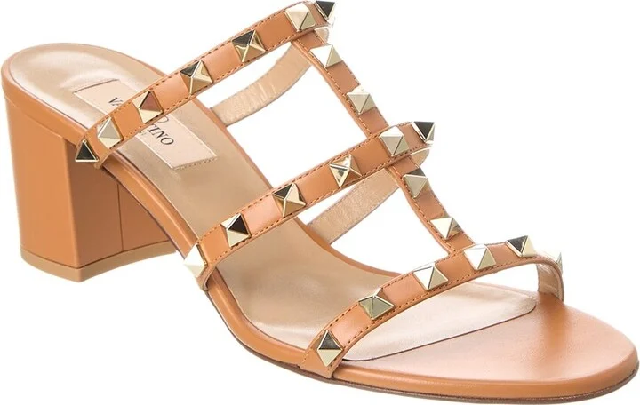 Valentino Rockstud Caged 60 Leather Sandal