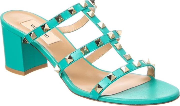 Valentino Rockstud Caged 60 Leather Sandal