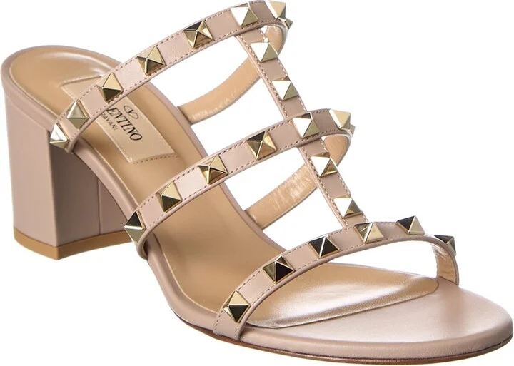 Valentino Rockstud Caged 60 Leather Sandal