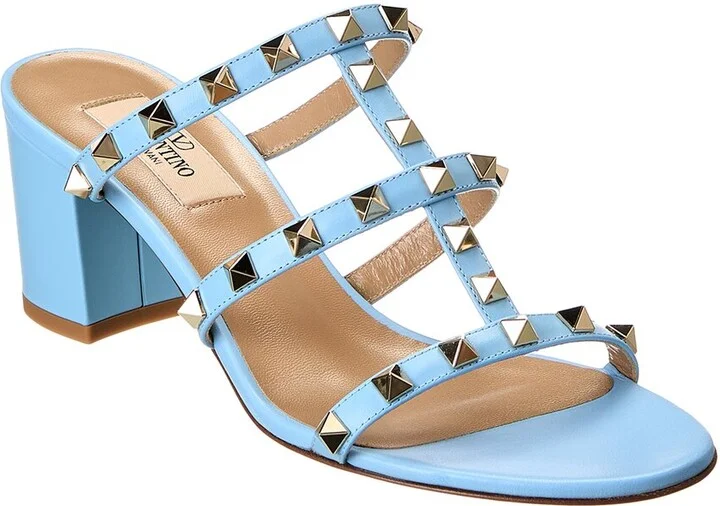 Valentino Rockstud Caged 60 Leather Sandal
