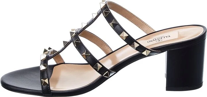 Valentino Rockstud Caged 60 Leather Sandals - Image 2