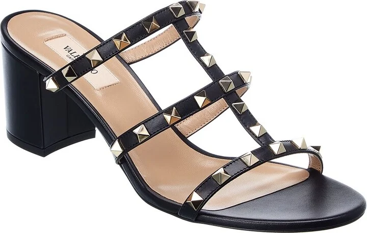 Valentino Rockstud Caged 60 Leather Sandals