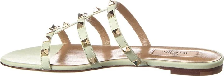 Valentino Rockstud Caged Leather Sandal - Image 2