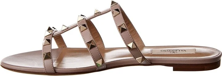 Valentino Rockstud Caged Leather Sandal - Image 2