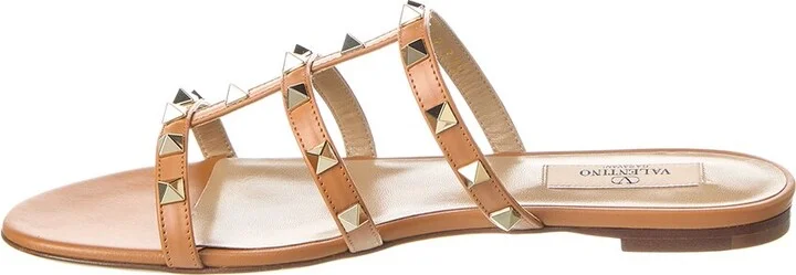Valentino Rockstud Caged Leather Sandal - Image 2