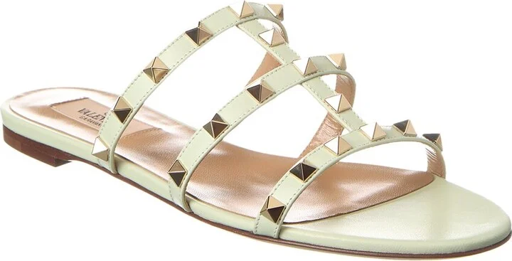 Valentino Rockstud Caged Leather Sandal