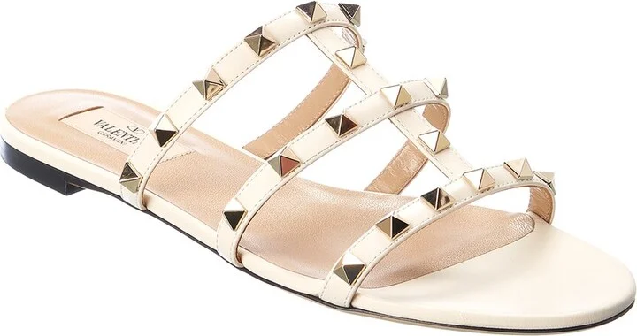 Valentino Rockstud Caged Leather Sandal
