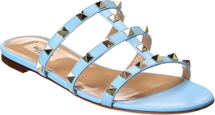 Valentino Rockstud Caged Leather Sandal