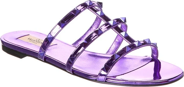 Valentino Rockstud Caged Leather Sandal