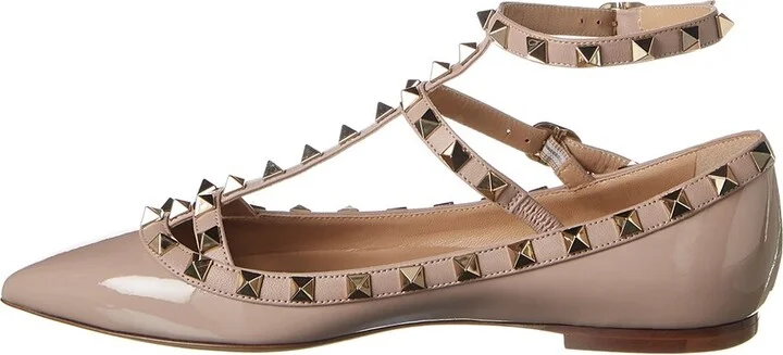 Valentino Rockstud Caged Patent Flat - Image 2
