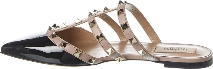 Valentino Rockstud Caged Patent Flat - Image 2