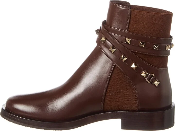 Valentino Rockstud Leather Boot - Image 2