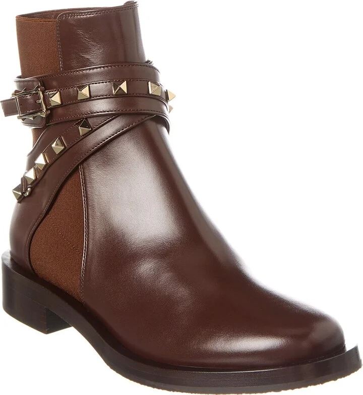 Valentino Rockstud Leather Boot