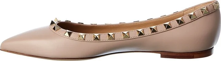 Valentino Rockstud Leather Flat - Image 2