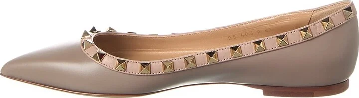 Valentino Rockstud Leather Flat - Image 2