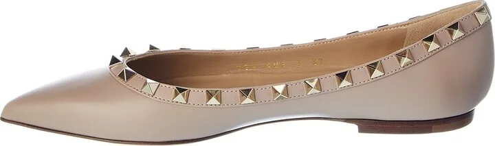 Valentino Rockstud Leather Flat - Image 2