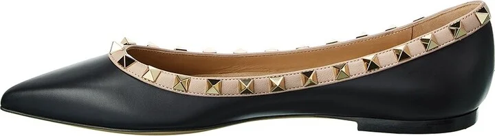 Valentino Rockstud Leather Flat - Image 2