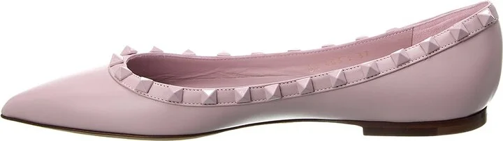 Valentino Rockstud Leather Flat - Image 2