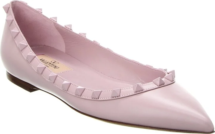 Valentino Rockstud Leather Flat
